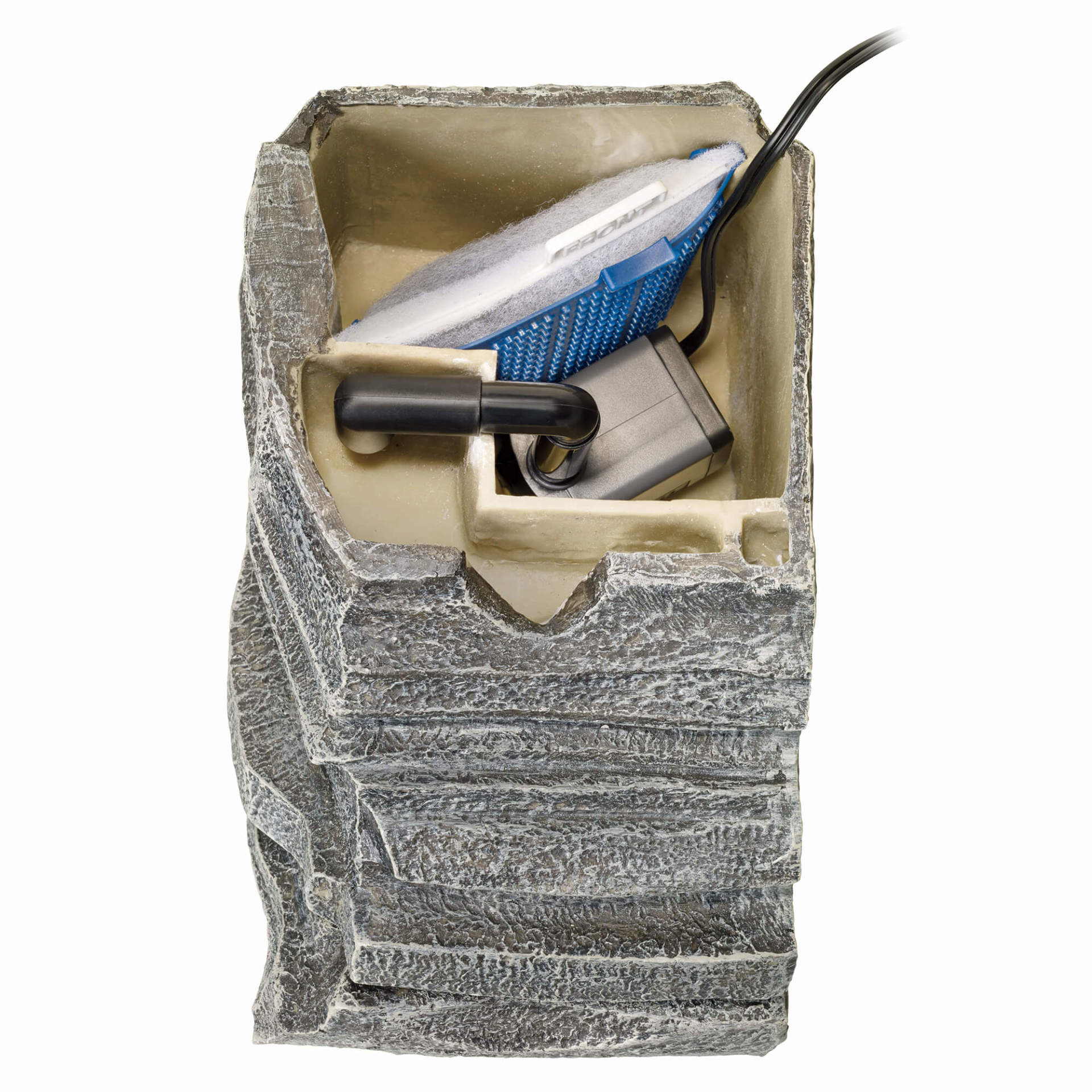 Zilla Basking Platform Filters internal view