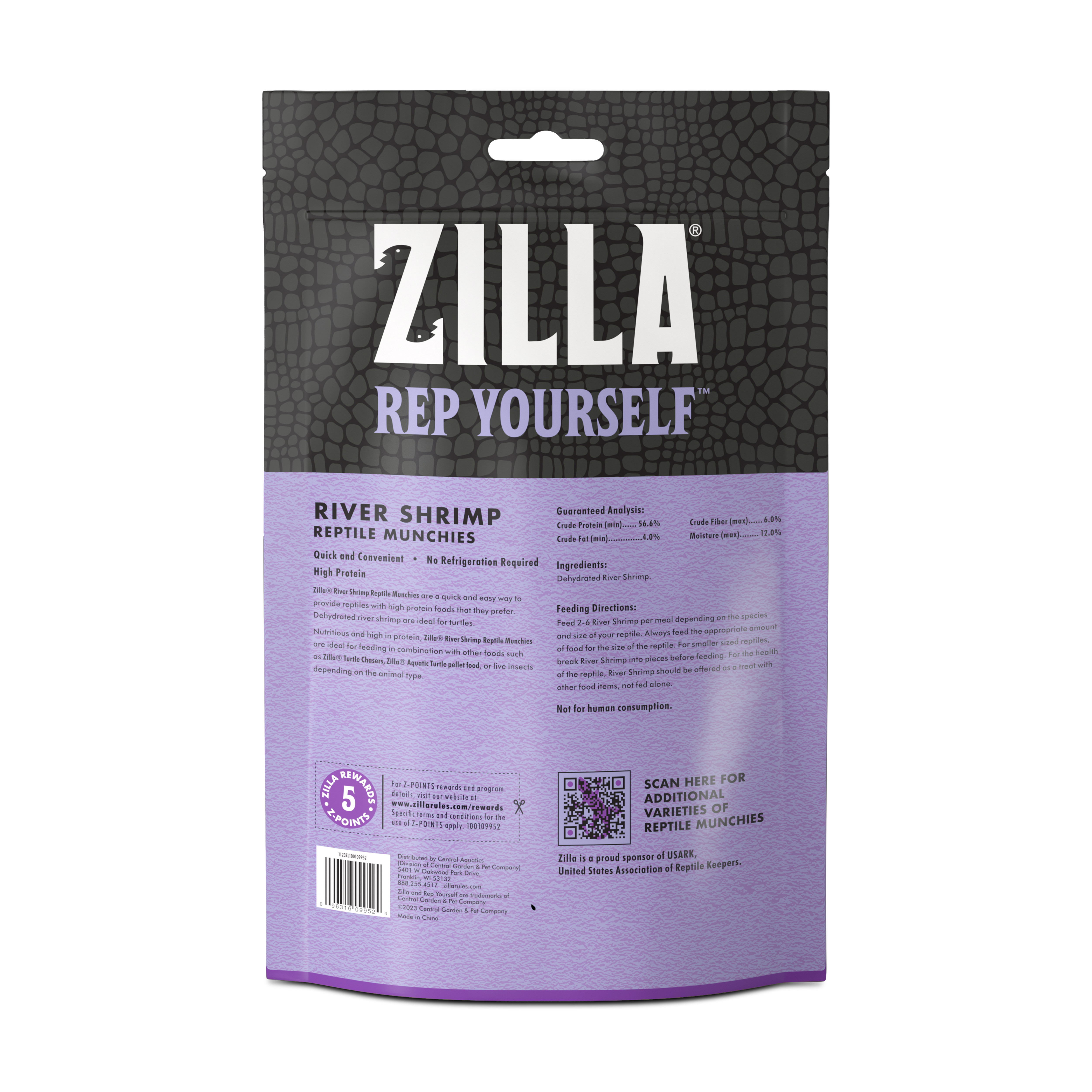 Zilla River Shrimp Reptile Munchies Ingredients List