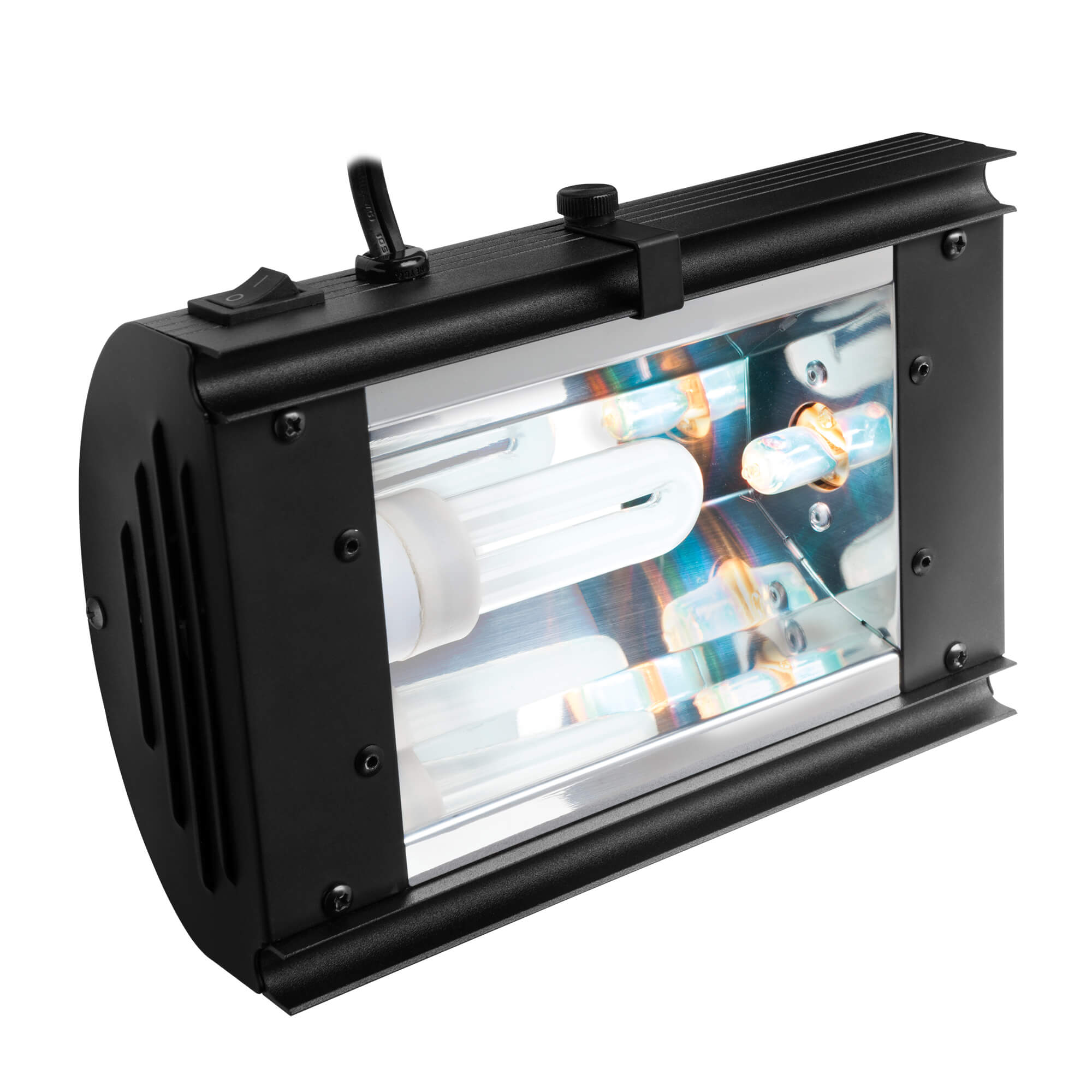 View the inside of the Mini Heat & UVB Fixture Inside of Mini Heat & UVB Fixture