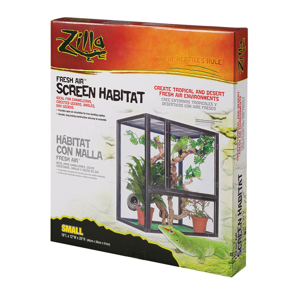 Zilla Reptile Fresh Air Screen Habitat Small